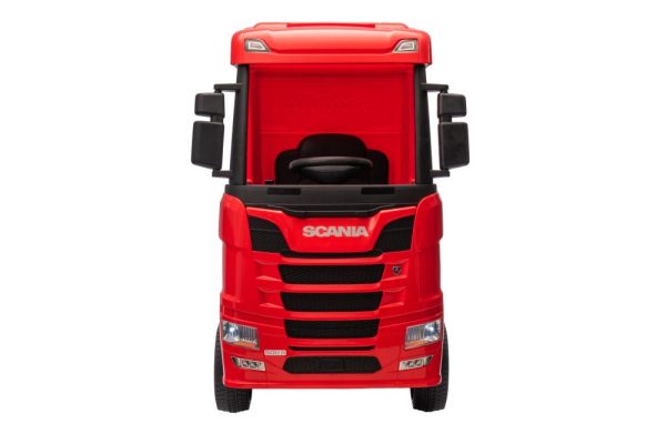 Licencirani kamion na akumulator Scania 500R HL698 4x4 - crveni/lakirani - Image 2