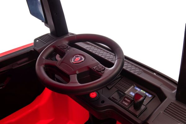 Licencirani kamion na akumulator Scania 500R HL698 4x4 - crveni/lakirani - Image 12