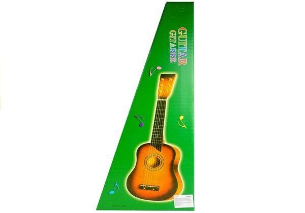 Klasična drvena gitara za djecu 60 cm - crvena - Image 3