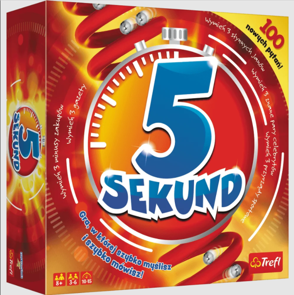 Board Game 5 Seconds Trefl 01778 - Image 3