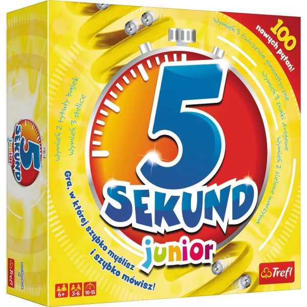 Board Game 5 Seconds Junior Trefl 01779 - Image 3