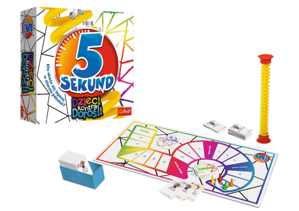 Board Game 5 Seconds Kids vs Adults Trefl 02120