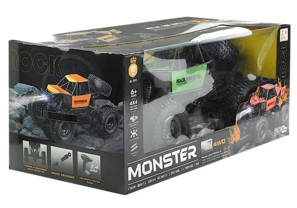 Buggy na daljinsko upravljanje Monster  Jeep 1:8  - zeleni - Image 2