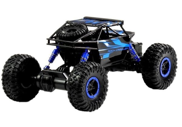 R/C Monster Car Jeep 1:18 Blue - Image 4