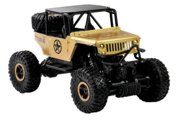 R/C Monster Car Jeep 1:18 Gold - Image 5