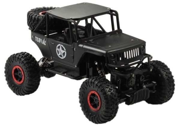 R/C Monster Car Jeep 1:18 Black - Image 3