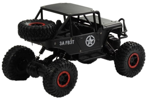 R/C Monster Car Jeep 1:18 Black - Image 4