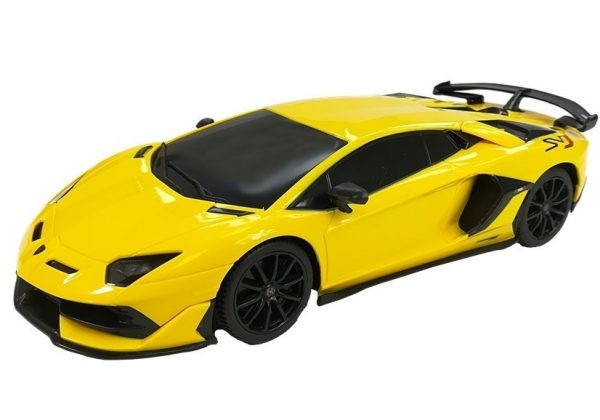 Licencirani auto na daljinsko upravljanje Lamborghini Aventador Rastar 1:24 - žuti - Image 2