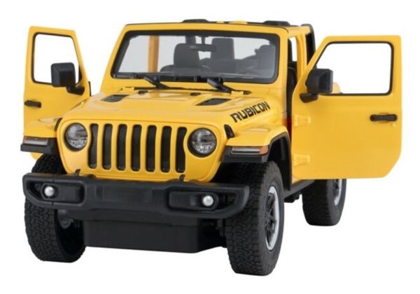 Licencirani auto na daljinsko upravljanje Jeep Wrangler Rubicon 1:14 Rastar - žuti - Slika 5