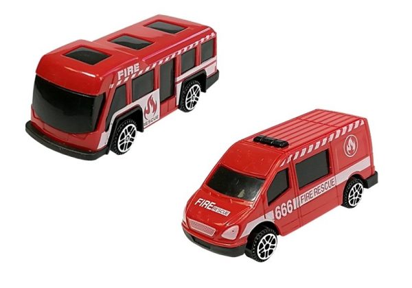 Fire brigade truck Sorter Suitcase with cars Helicopter Red - Image 6