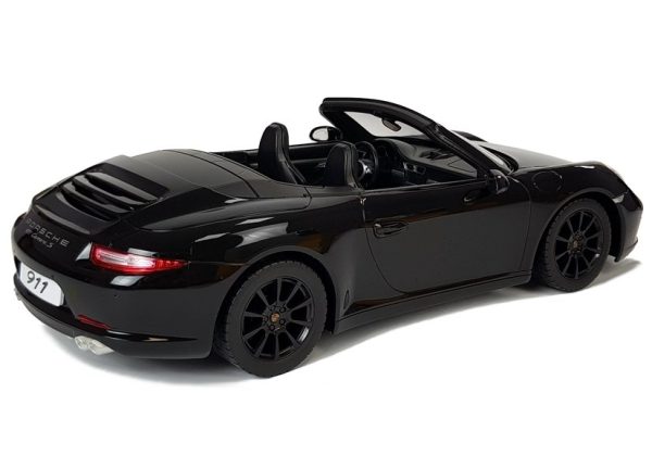 Licencirani auto na daljinsko upravljanje Porsche 911 Carrera S Rastar 1:12 - crni - Image 3