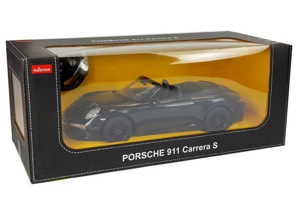 Licencirani auto na daljinsko upravljanje Porsche 911 Carrera S Rastar 1:12 - crni - Image 7