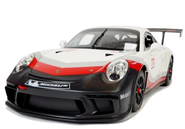 Licencirani auto na daljinsko upravljanje Porsche 911 GT3 CUP Rastar 1:14 - bijeli - Image 6