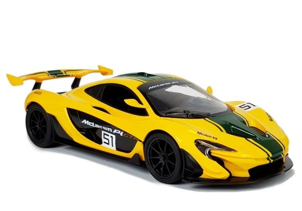 Licencirani auto na daljinsko upravljanje McLaren P1 GTR Rastar 1:14 - žuti - Image 3