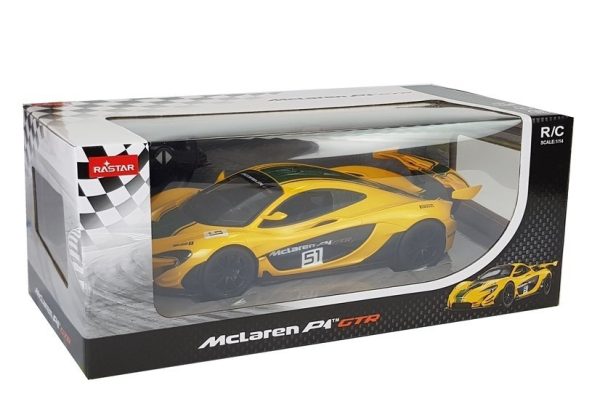 Licencirani auto na daljinsko upravljanje McLaren P1 GTR Rastar 1:14 - žuti - Image 7