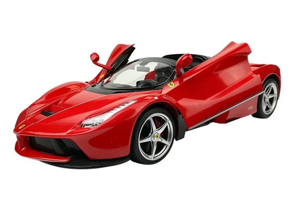 Licencirani auto na daljinsko upravljanje Ferrari Aperta Rastar 1:14 sa automatskim vratima - crveni - Image 3