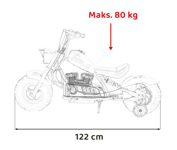 Motor na akumulator Warrior - sivi - Image 21