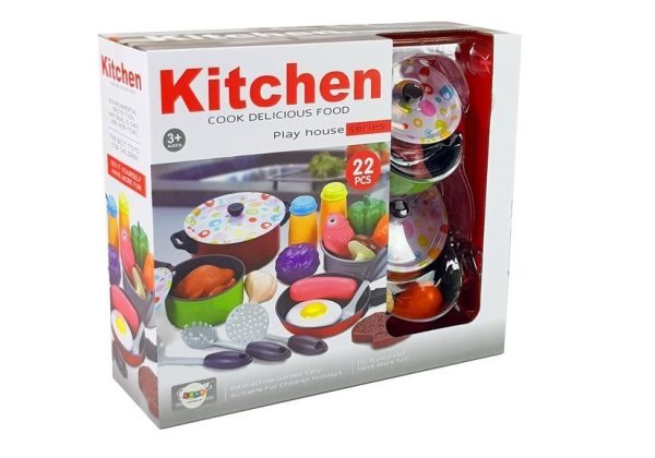 Kitchen Set Dishes Cook 22 pieces - Image 8