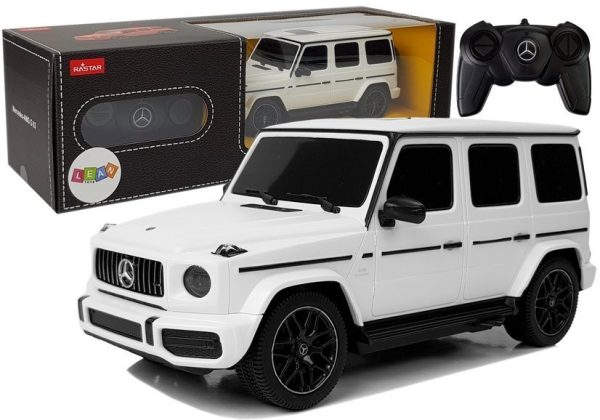 Licencirani auto na daljinsko upravljanje Mercedes AMG G63 1:24 - bijeli