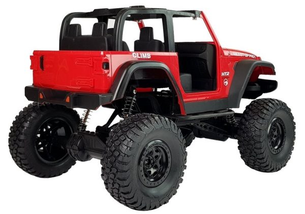 Red Remote Controlled Jeep Terrain Car 2.4G - Image 3