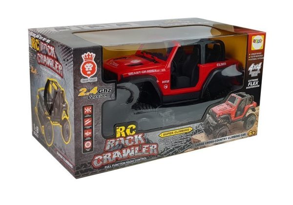 Red Remote Controlled Jeep Terrain Car 2.4G - Image 9