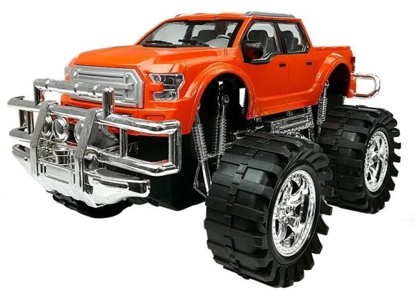 Set vozila Monster Truck + BMW 58 cm - crno/crveni - Image 3