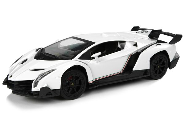 Licencirani auto na daljinsko upravljanje 1:24 Lamborghini Veneno 2.4 G - bijeli - Image 2