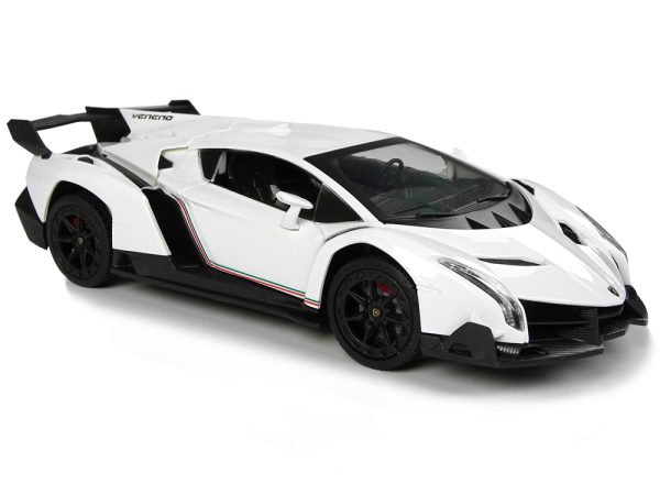 Licencirani auto na daljinsko upravljanje 1:24 Lamborghini Veneno 2.4 G - bijeli - Image 3