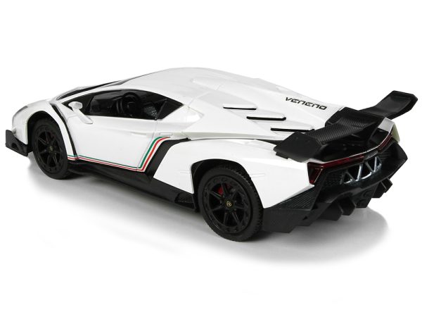 Licencirani auto na daljinsko upravljanje 1:24 Lamborghini Veneno 2.4 G - bijeli - Image 5