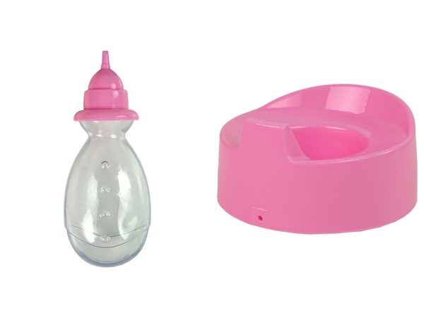 Pink Baby Doll Potty Drink Pee 24 cm - Image 3