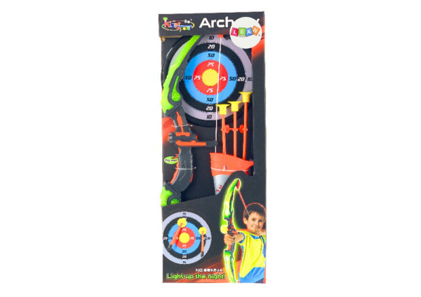 Archer Set Bow Shield Quiver Arrows 3 Pcs Light - Image 4