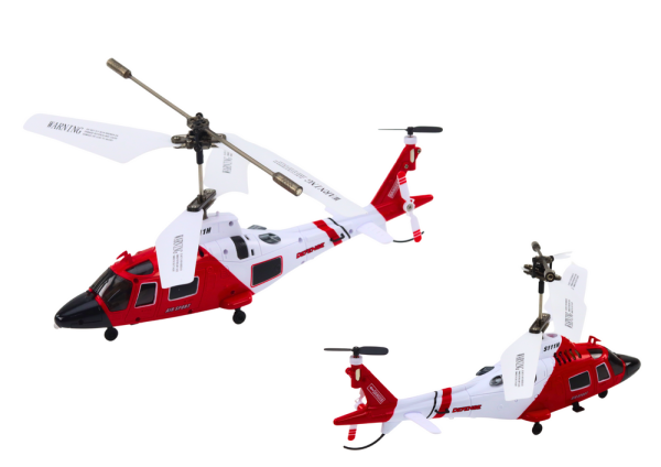 Remote Controlled RC Helicopter Gyroscope Syma S111H Red - Image 2