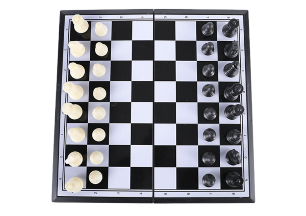 Classic Chess Board Game Magnetic Board Pawns Figures - Image 2