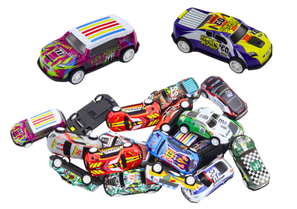 Set of Cars in Suitcase 25 Pieces Mat with Roads - Image 2