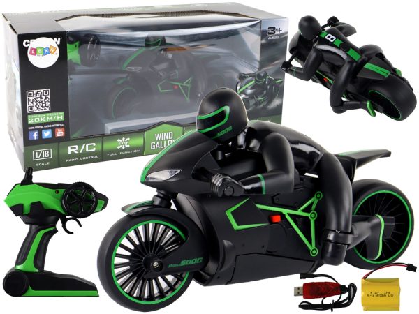 RC Speeder Motor 20 km/h Controlled by Green Remote Control