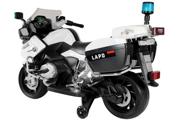 BMW Police Motorcycle White - Electric Ride On Motorbike - Image 3