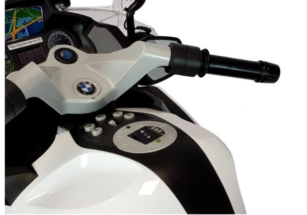 BMW Police Motorcycle White - Electric Ride On Motorbike - Image 4