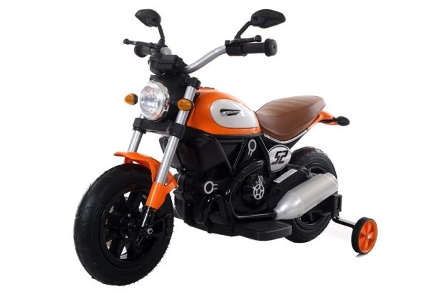 Electric Ride-On Motorbike QK307 Orange - Image 3