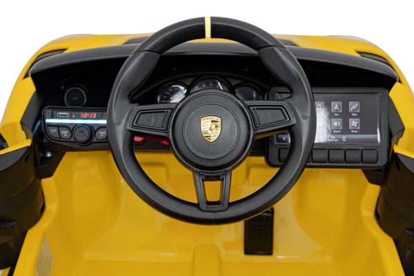 Porsche 718  vehicle Yellow - Image 8