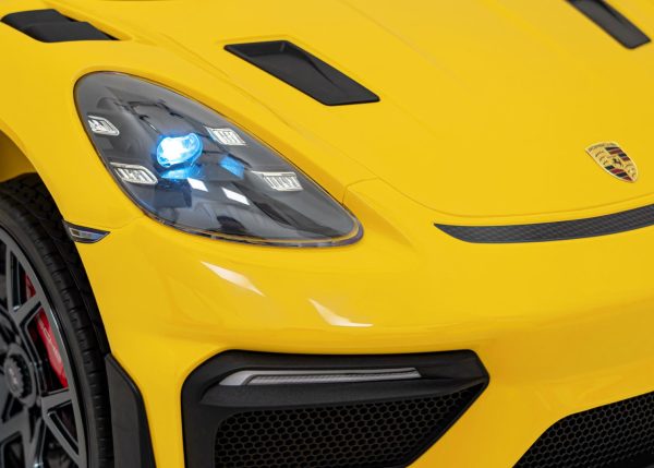 Porsche 718  vehicle Yellow - Image 13