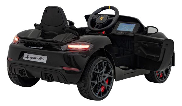 Porsche 718  vehicle Black MP4 - Image 7