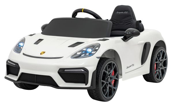 Porsche 718  vehicle White MP4 - Image 3