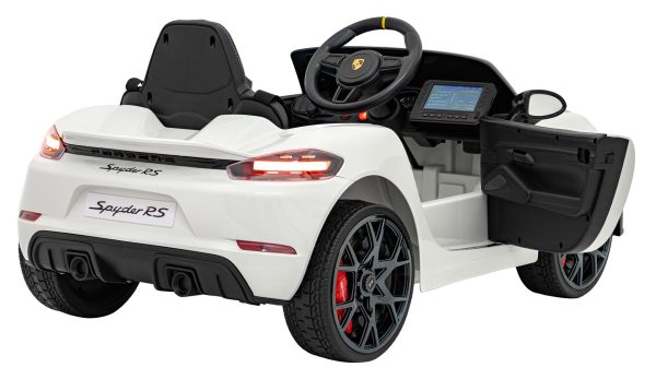 Porsche 718  vehicle White MP4 - Image 6