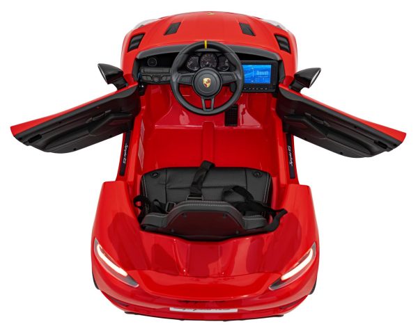 Porsche 718  vehicle Red MP4 - Image 6