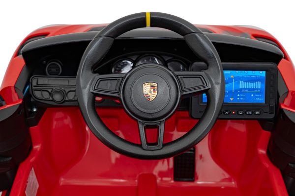 Porsche 718  vehicle Red MP4 - Image 7