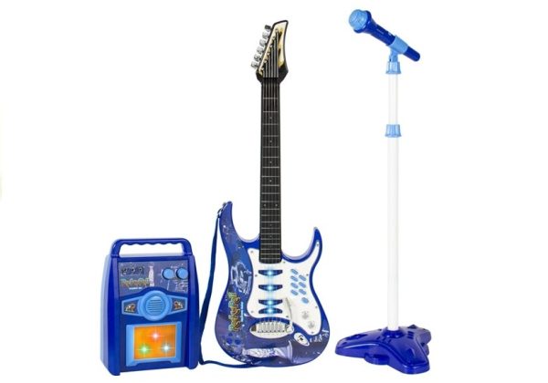 Kids Toy Guitar Amplifier Microphone MP3 Input - Image 2