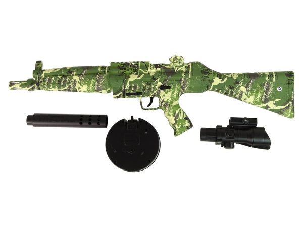 Rifle Pistol Gel BBs Green Automatic XXL MP5 - Image 3