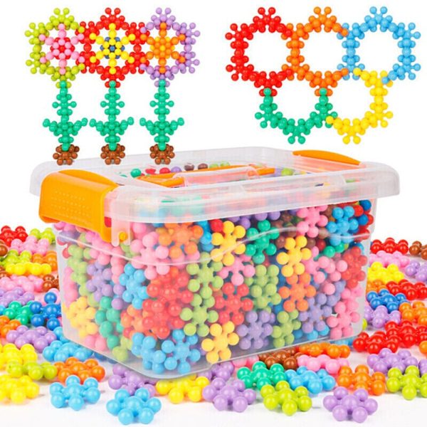 Flower Blocks Set In A Box 400 Pieces Multicolor - Image 3