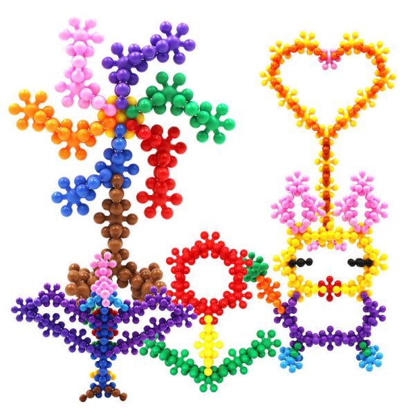 Flower Blocks Set In A Box 400 Pieces Multicolor - Image 5