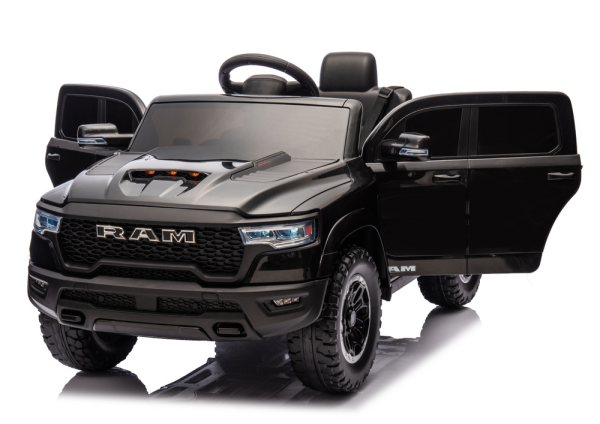 Licencirani auto na akumulator ZB618P Dodge Ram 4x4 - crni - Slika 7